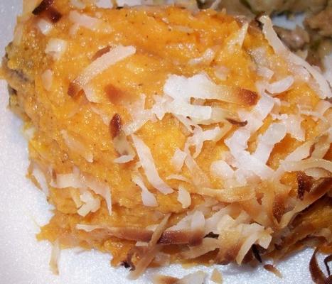 kathie-lee gifford's puree van zoete aardappelen met sinaasappelsap