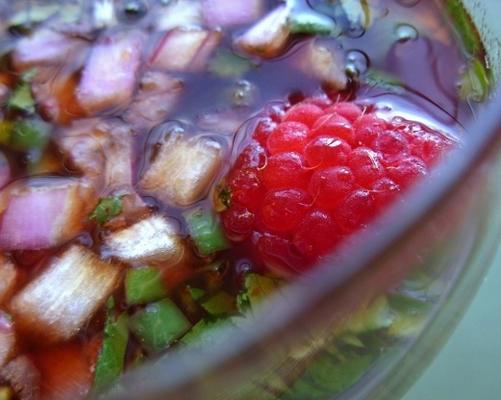 frambozenmarmelade vinaigrette