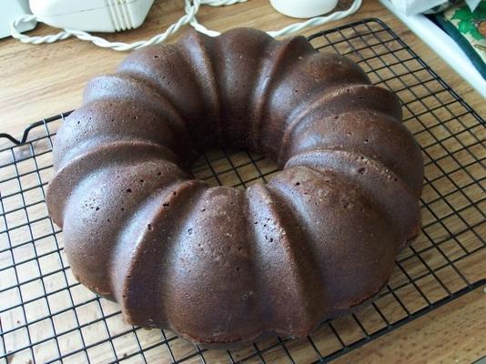 de cake van het vochtige duivelsvoedsel