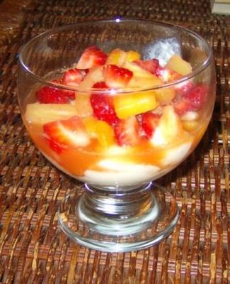 fruit salsa parfaits