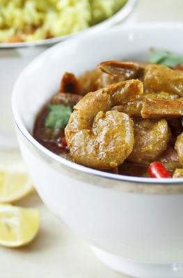 madhur jaffrey's garnaal (garnalen) curry