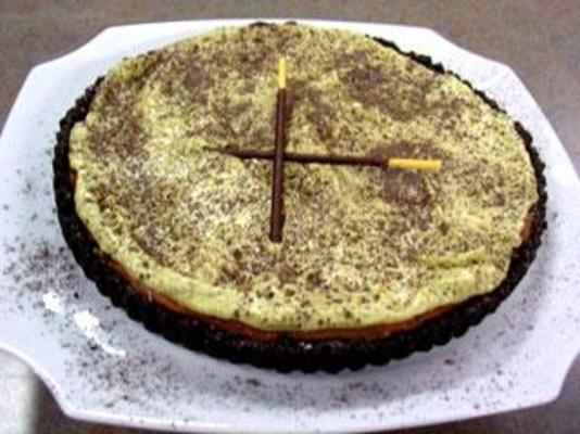 chocolade pistachio cheesecake