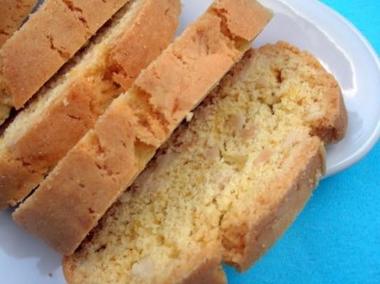 biscotti all'arancia e mandorle (sinaasappel en amandel biscotti)