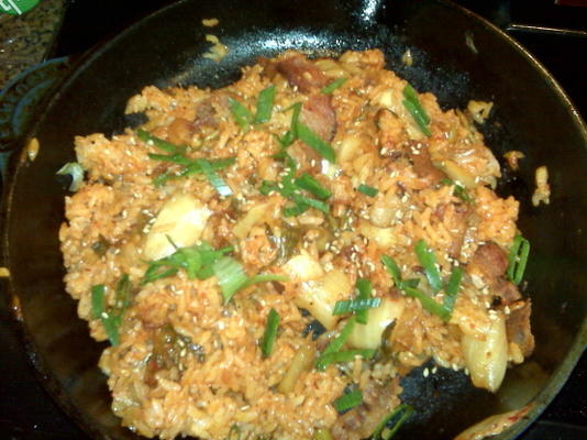 Kimchi gebakken rijst