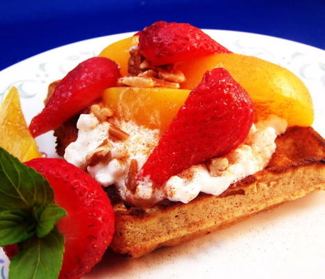 peachy ontbijt shortcake