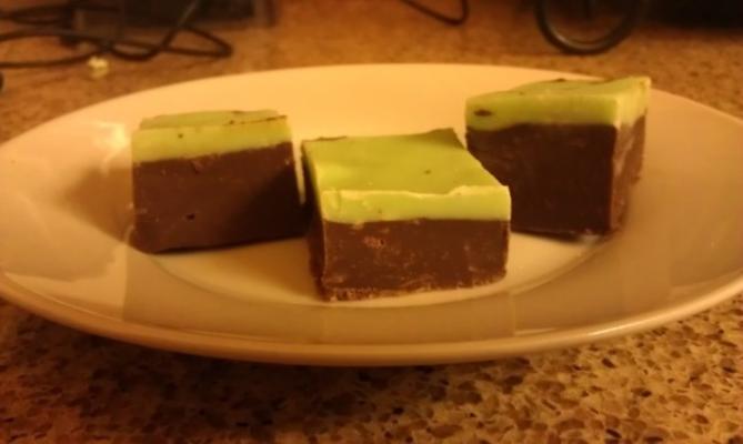 chocolade mint fudge