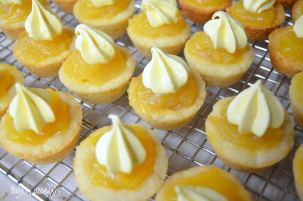 lemon dream tassies - cookie cups (koekjesmix)