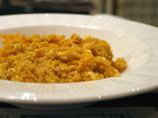 bulgur en pompoen