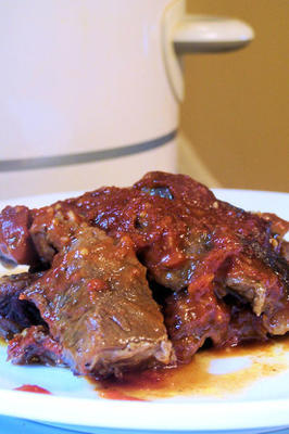 crock pot barbecue steak