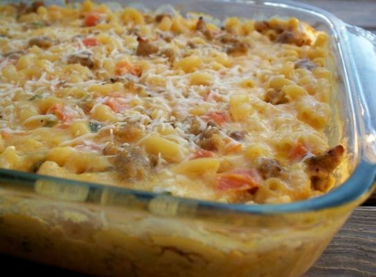 landworst macaroni en kaas