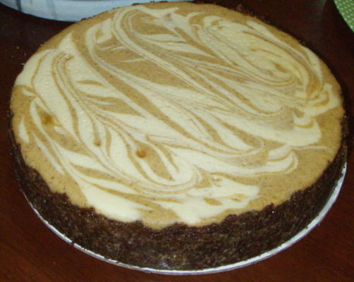 philly pompoen swirl cheesecake