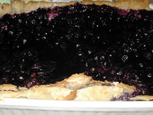 Franse bosbessentaart