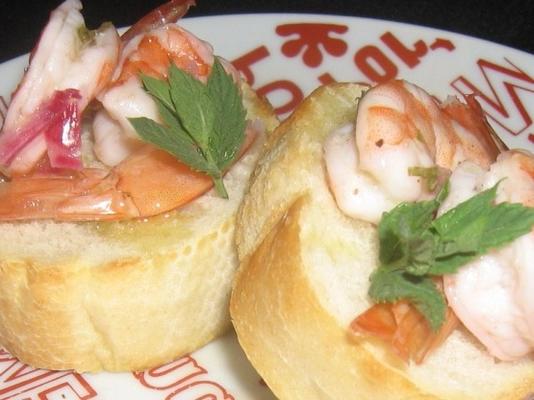boulevard gourmet's mojito ceviche met garnalen