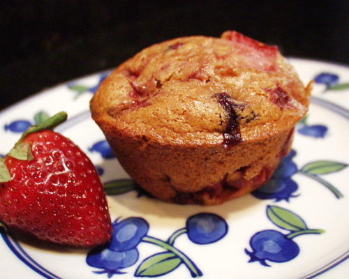 lite multiberry muffins