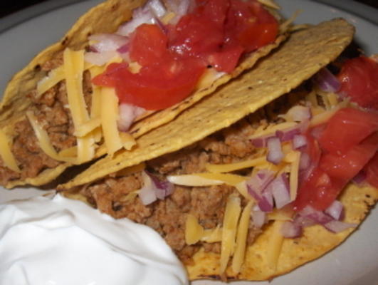 pittige kalkoen taco's