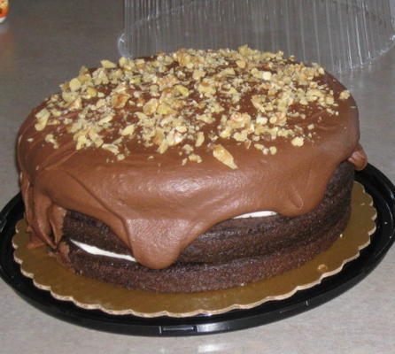 chocolade roomkaas brownie cake