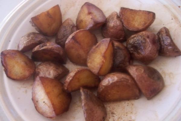 ranch gekruide knapperige aardappelen