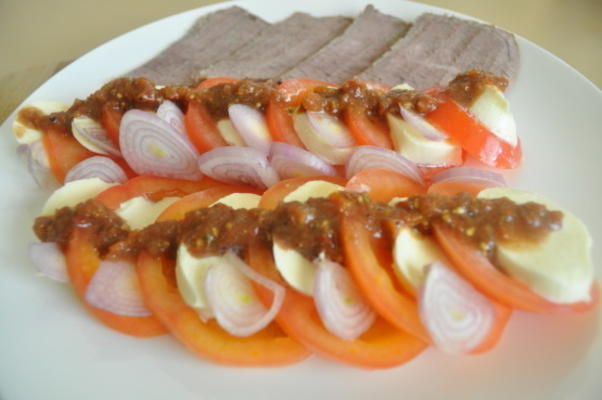 bocconcini en tomatensalade