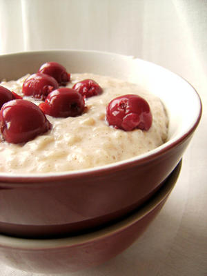 diabetische rijstpudding voor twee