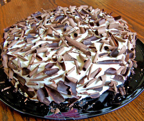 weense chocolade slagroomtaart
