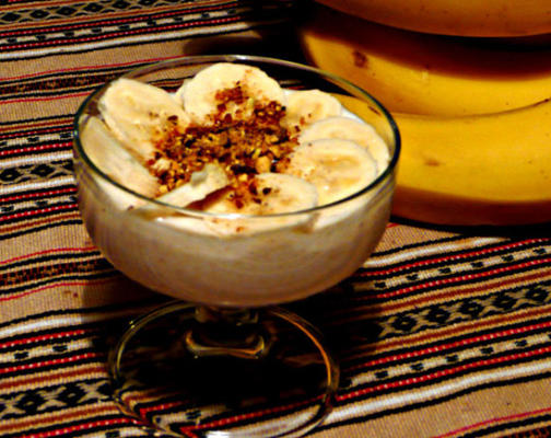 shikarni - banaanyoghurt met kaneelsmaak