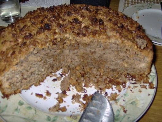 coconut streusel koffie cake