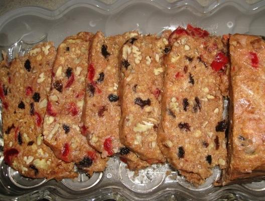 granmama is ongebakken (geen bak, geen kok) fruitcake