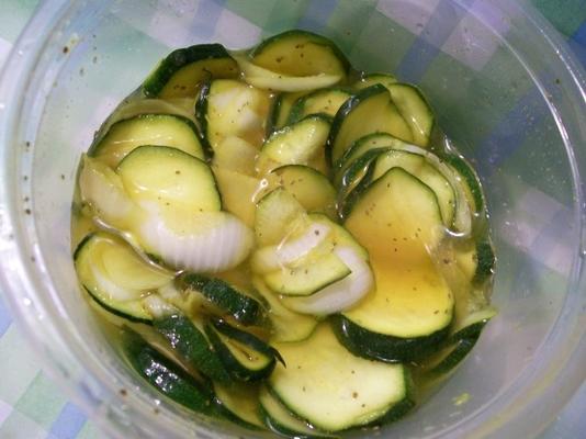 vriezer brood en boter courgette chips