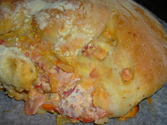 Calzone met zongedroogde tomaten