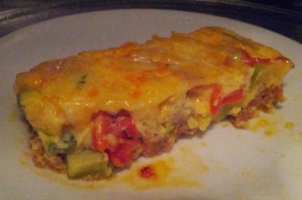 courgette-worst brunch braadpan