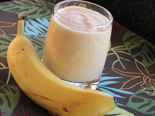 banaan perzik karnemelk smoothie