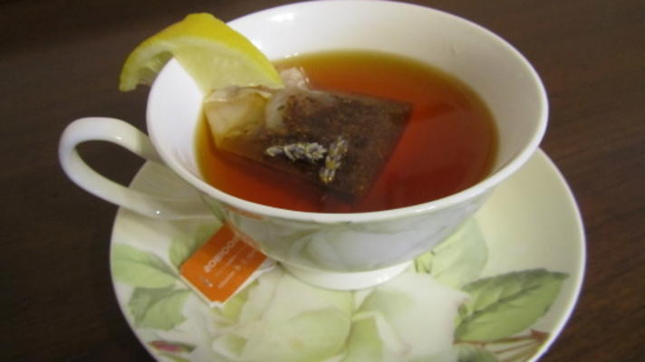 rooibos (Zuid-Afrikaanse rode struik) en lavendelthee