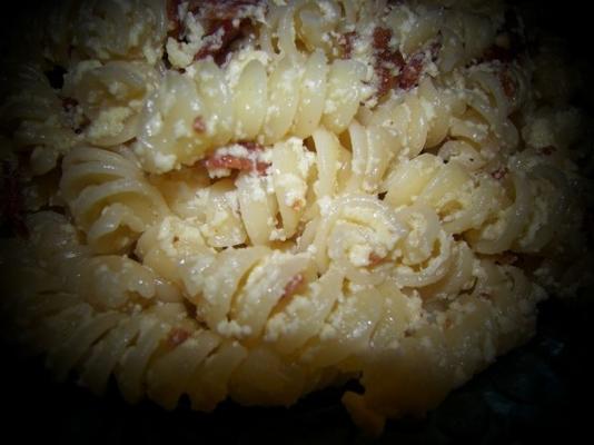 snel en gemakkelijk pasta carbonara