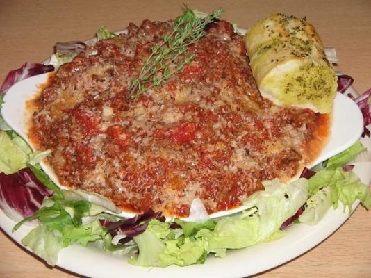 Kangaroo bolognese saus