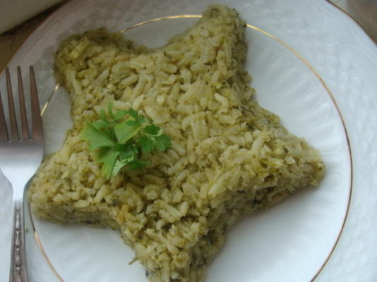 arroz verde mexicano