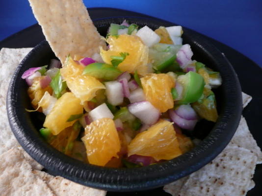 jicama oranje salsa