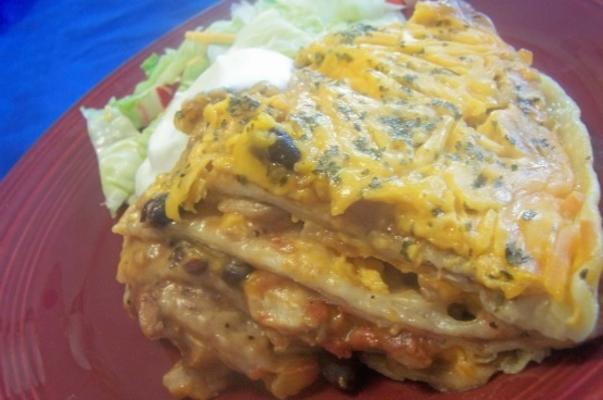 crock pot enchilada stack