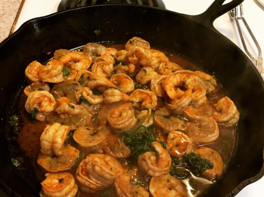 cajun gegrilde garnalen