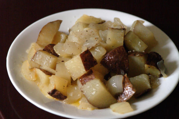 aardappel en uien in de magnetron