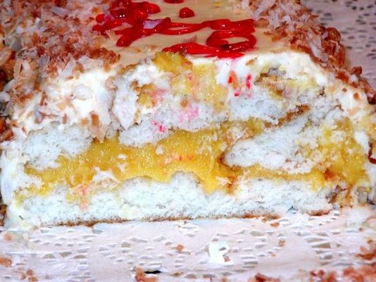 abrikoos gevulde cake roll