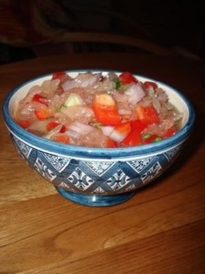 robijnrode grapefruit salsa