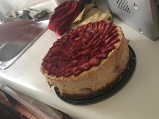 aardbei-amaretto-cheesecake