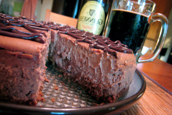 chocolade-guinness cheesecake