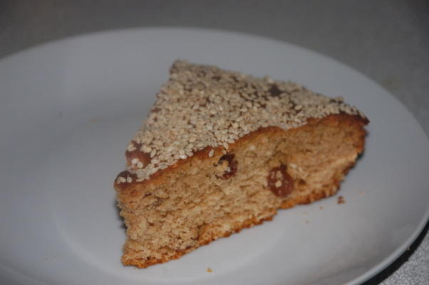 tahinopita (een Griekse lenten cake)