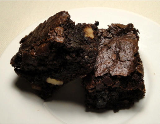 geheim ingrediënt chocolade brownies (licht)