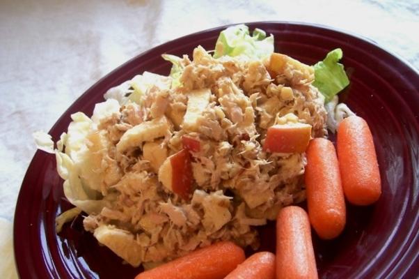 salade met curry-appel tonijn