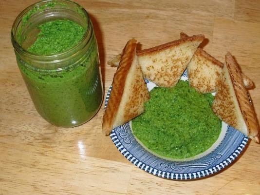 mosterdgroente pesto