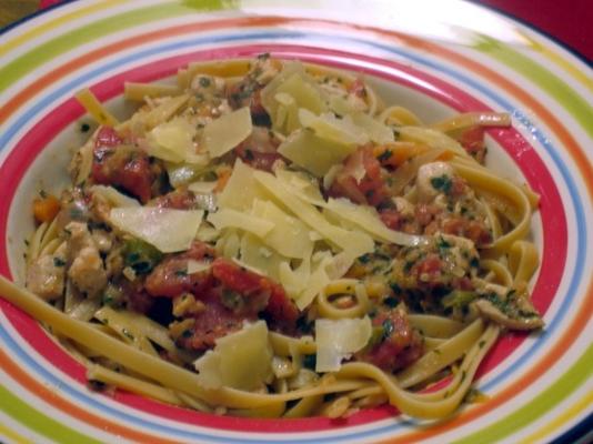 spaghetti met kip bolognese saus