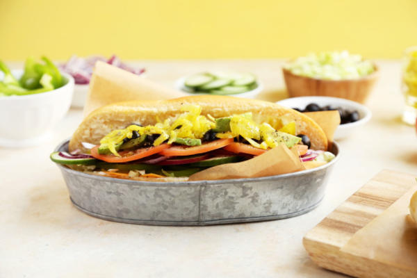 veggie heerlijke sandwich andagrave; la metro