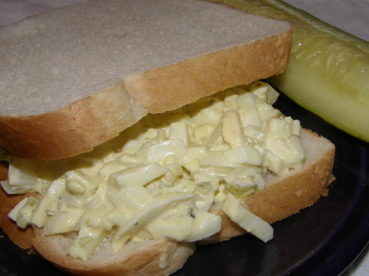 eiersalade met zoete augurken